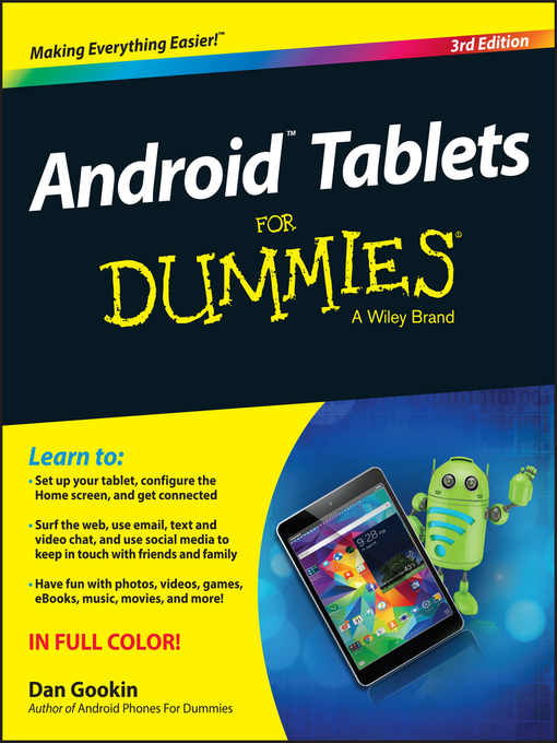 Title details for Android Tablets for Dummies by Dan Gookin - Available